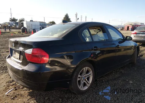 2008 BMW 328I z USA, uszkodzony, nr VIN WBAVC53578FZ85629